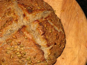 Sourdough with Pumpkin Seeds