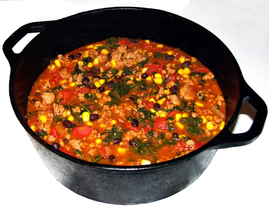 Spicy Turkey and Kale Chili Cookhacker