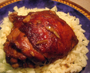 Instant Pot Chicken Adobo on Rice